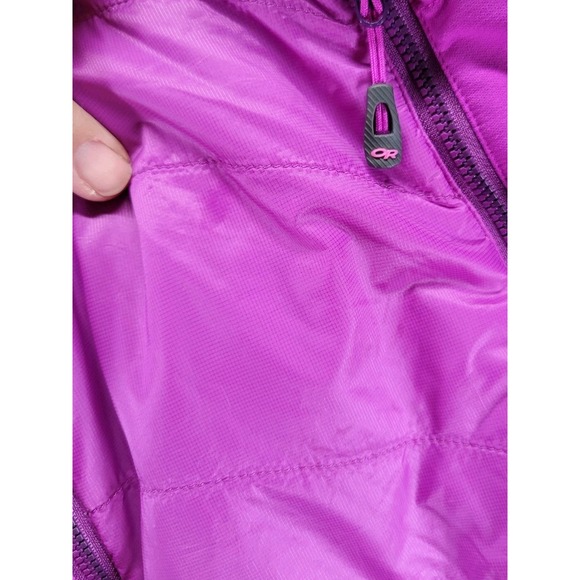 Outdoor Research Cathode Hoodie Womens Size Large Full Zip Pertex Jacket Light - Picture 14 of 14